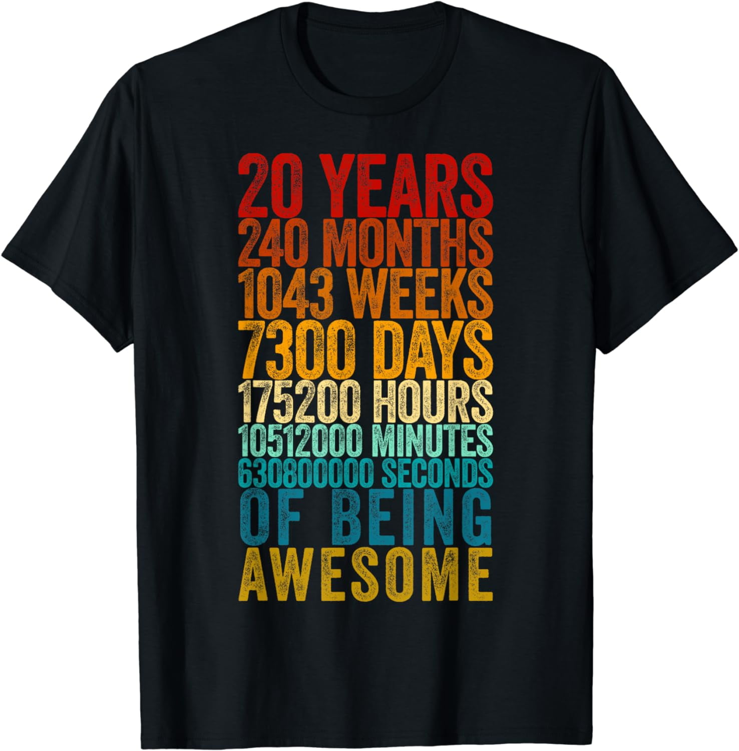 Funny 20th Birthday Shirt Old Meter Funny 20 Year Old Gifts T