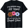thumbnail image 1 of Funny 22 Years Work Anniversary Twenty Two Years Employee T-Shirt, 1 of 3