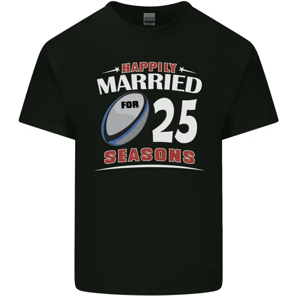 Funny 25th Wedding Anniversary Gift For A 25th Rugby Unisex T-Shirt
