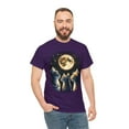 thumbnail image 1 of Funny 3 Cats with Moon meme for cat lover Unisex Heavy Cotton Tee, 1 of 8