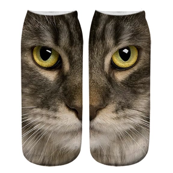 Funny 3 D Print Socks Novelties Crasy Crews Socks Women Mens Fun Patterned Cotton Dress Socks for Kids Boys Teens Adults