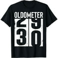 thumbnail image 1 of Funny 30 Years Old 30th Birthday Odometer Oldometer Gift Men T-Shirt, 1 of 3