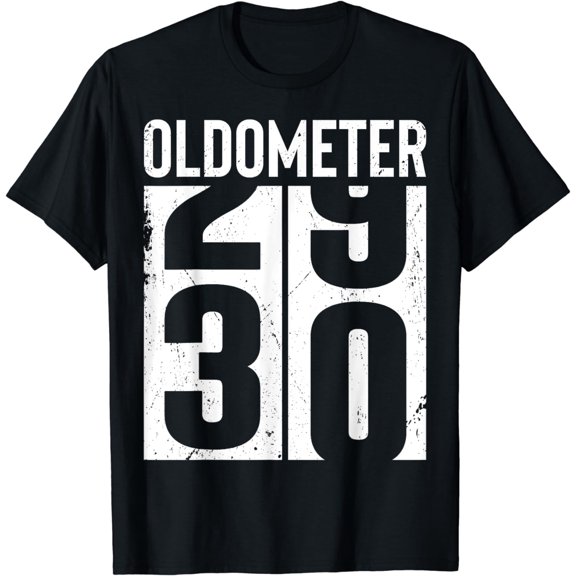 Funny 30 Years Old 30th Birthday Odometer Oldometer Gift Men T-Shirt