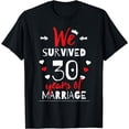 thumbnail image 1 of Funny 30th Wedding Anniversary T-Shirt - Gifts For Couples, 1 of 4
