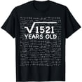 thumbnail image 1 of Funny 39th Birthday 39 Years Old Square Root Math Pun Gift T-Shirt, 1 of 4