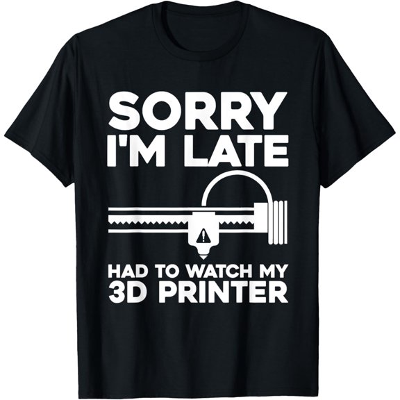 Funny 3D Printer Design For Men Women 3D Printing Printer T-Shirt