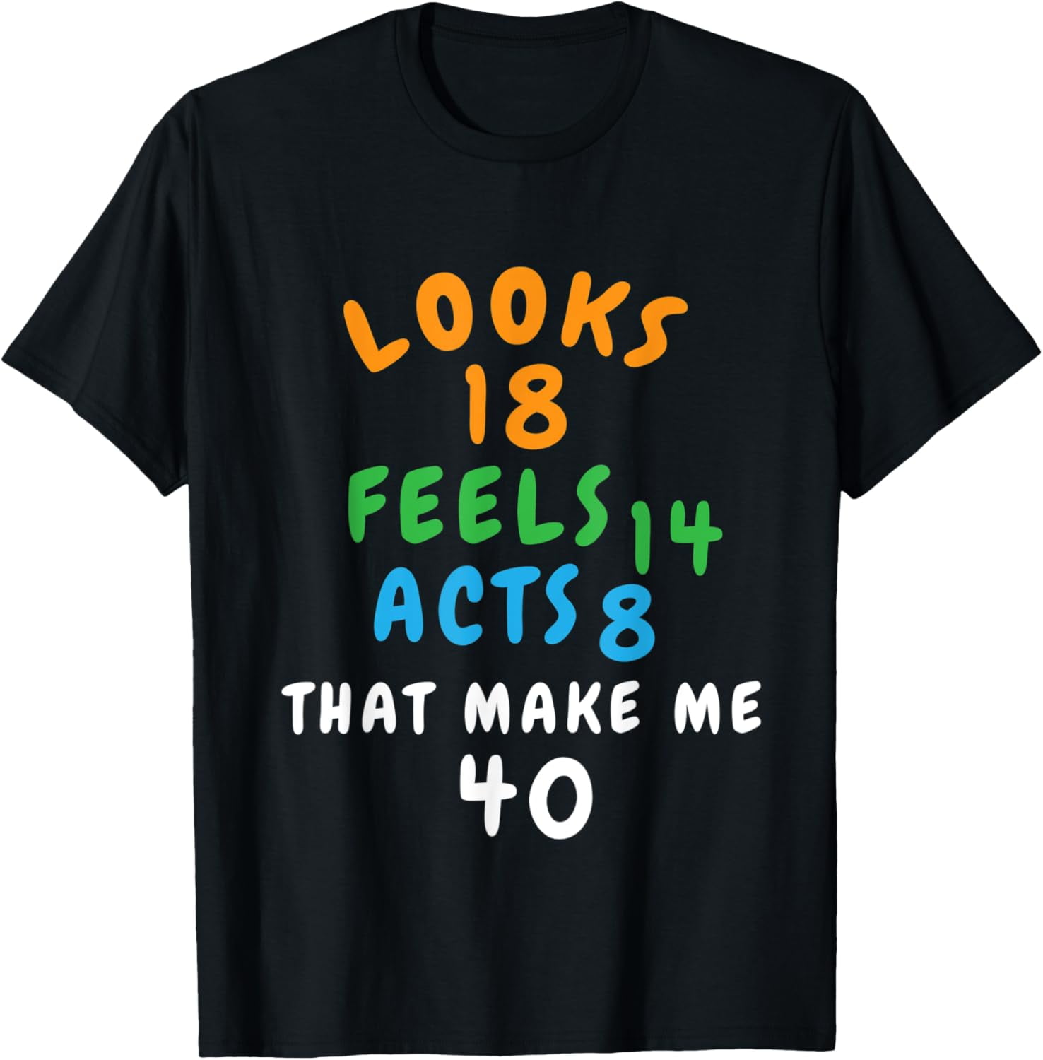Funny 40 Years Old Saying Jokes For Mom And Dad TShirt