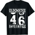 thumbnail image 1 of Funny 46 Years Old Oldometer Vintage 46th Birthday Odometer T-Shirt, 1 of 3