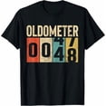 thumbnail image 1 of Funny 48 Years Old Oldometer Vintage 48th Birthday Odometer T-Shirt, 1 of 2