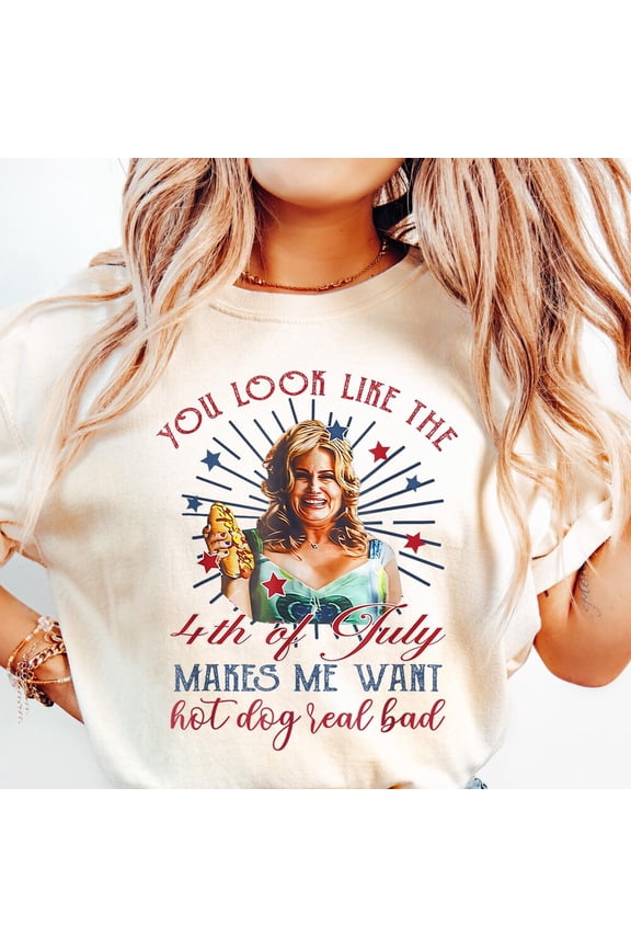 Funny 4Th July Shirt, Hot Dog Lover Shirt, You Look Like The 4Th Of July Make Me Want A Hot Dog Real Bad Tee, Movie Shirt For Women Unisex S-5XL Hot Trending Shirt, Vintage Birthday Gift