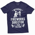 thumbnail image 1 of Funny 4Th Of July T-Shirt Fireworks Director I Run You Run Party Tee Shirt (Medium Navy Blue), 1 of 5