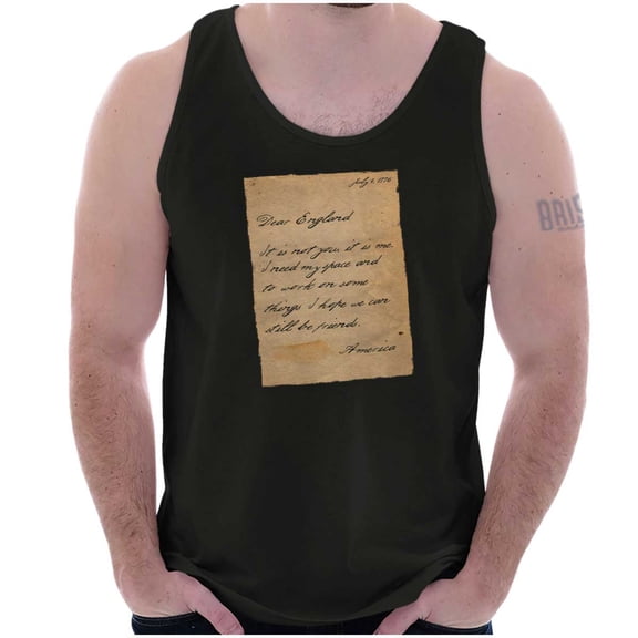 Funny 4th of July American Freedom Plus Size Graphic Tank Top Brisco Brands 2X