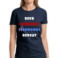 thumbnail image 1 of Funny 4th of July Shirts for Women - BBQ Party Graphic Tees, 1 of 2