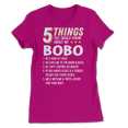 thumbnail image 1 of Funny 5 Things Grandpa Bobo  Shirt Crazy Gift Idea, 1 of 8