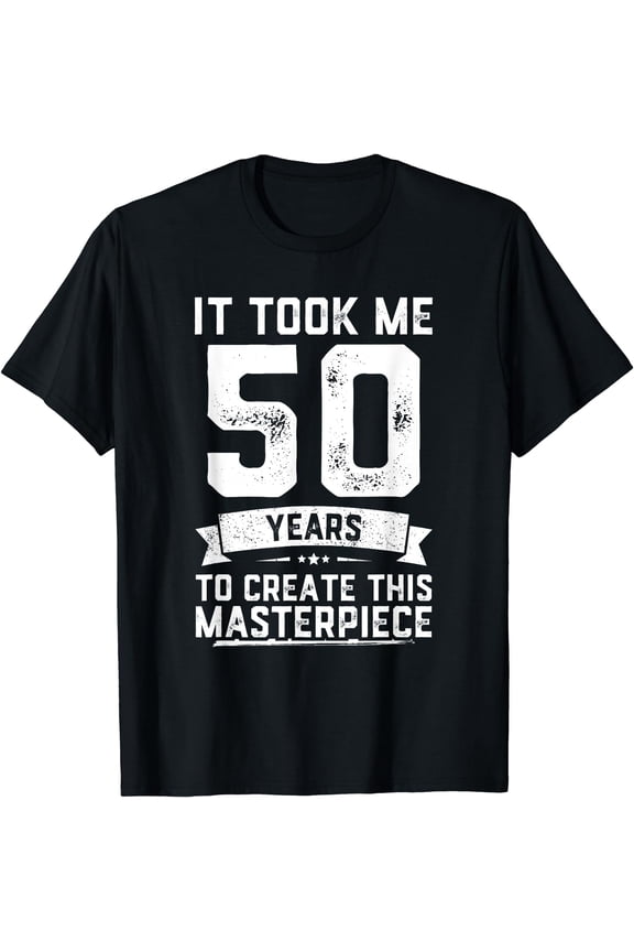 Funny 50 Years Old Joke T-Shirt 50th Birthday Gag Gift Idea T-Shirt Black 3X-Large
