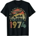 thumbnail image 1 of Funny 50 Years Old June 1974 Vintage 50th Birthday Gifts Men T-Shirt, 1 of 3