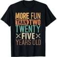 thumbnail image 1 of Funny 50Th Birthday Shirt More Fun Than Two 25 Years Old Gift T-Shirt Unisex S-5XL Hot Trending Shirt, Vintage Birthday Gift, 1 of 3