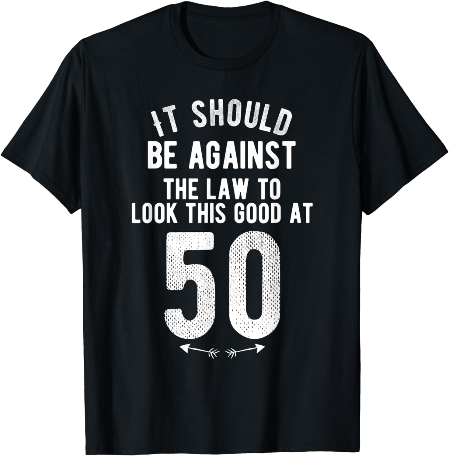 Funny 50th Birthday Gag Gift Idea 50 Year Old Joke Saying Cotton T