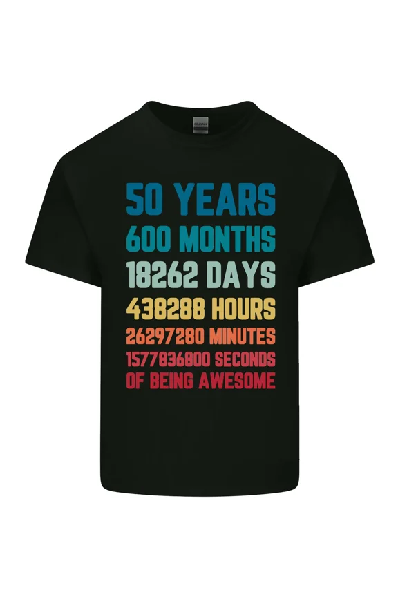 Funny 50th Birthday Gift For A 50 Year Old Man Or Woman Unisex T-Shirt