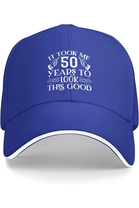 Funny 50th Birthday Gift for Men Women It Took Me 50 Years to Look This Good Hat Vintage 1973 Baseball Cap Black