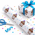 Designed Rulling Paper Funny 50th Birthday Wrapping Paper - Mini Roll 17 Inch X 33 Feet Holy ...