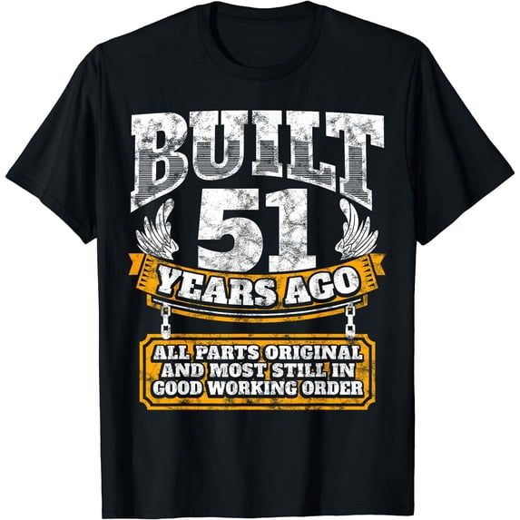 Funny 51st Birthday Shirt B-Day Gift Saying Age 51 Year Joke