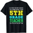 thumbnail image 1 of Funny 5th Grade Teacher T-Shirt Gift, 1 of 3