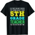 thumbnail image 1 of Funny 5th Grade Teacher T-Shirt Gift, 1 of 3