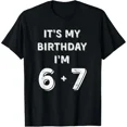 thumbnail image 1 of Funny 6 7 13th Birthday - 13th Birthday Six Seven 6-7 T-Shirt, 1 of 6