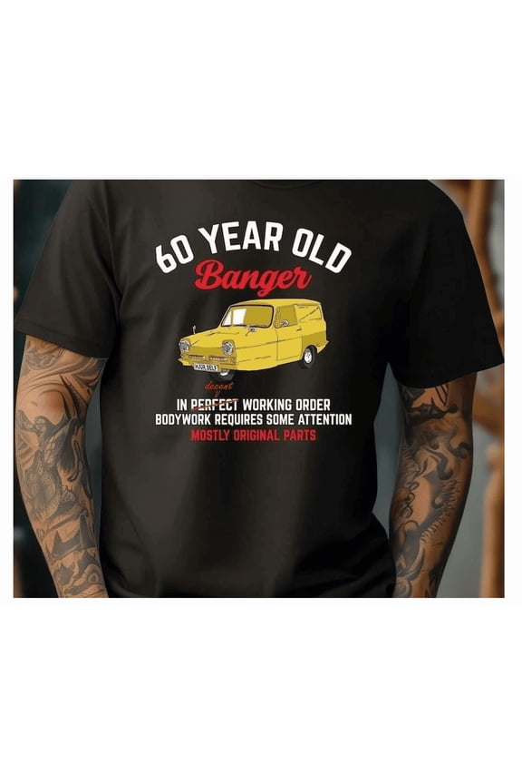 Funny 60Th Birthday Shirt, Sixtieth Birthday Tee, Old Banger Shirt, Age 60 Unisex S-5Xl Hot Trending Shirt, Vintage Birthday Gift
