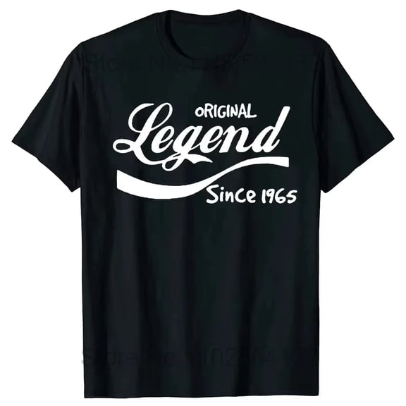 Funny 60th Tee Vintage Legends Born in 1965 60 Years Old Party T Shirts Summer Cotton Birthday Gift Idea T-shirt Women Men