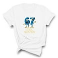 thumbnail image 1 of Funny 67 Cartoon Women’s T‑Shirt – Six Seven Number Graphic Tee for Women, 1 of 5