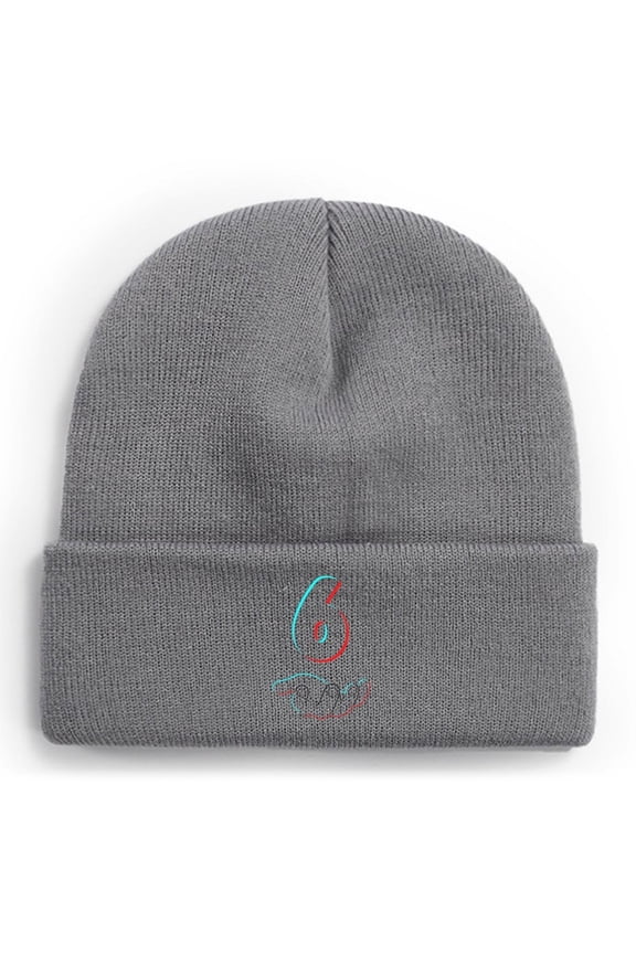 Funny 67 Six Seven Meme Couple Matching Halloween Beanie Hats for Women Men Novelty Knit Hats Unisex Warm Winter Hat Black