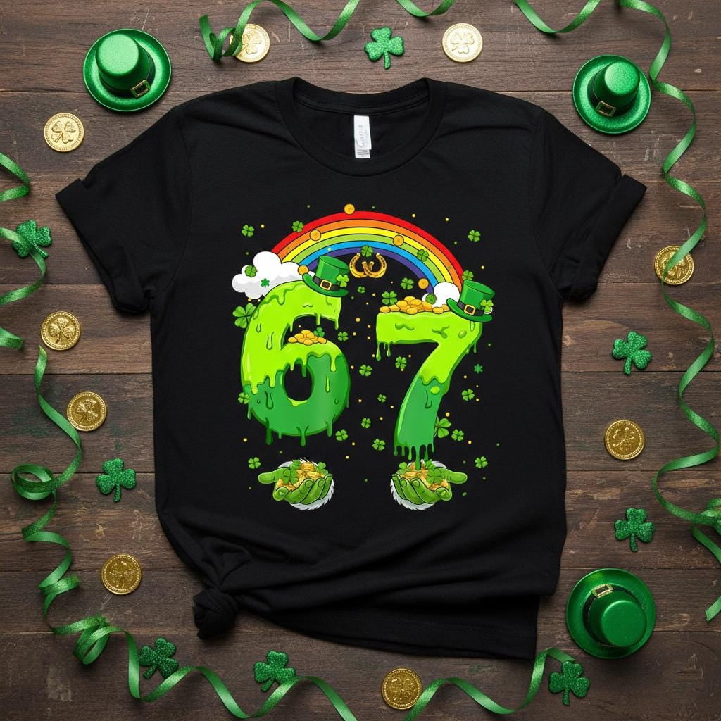 Funny 67 St Patricks Day T-Shirt, Irish Meme Tee - Walmart.com