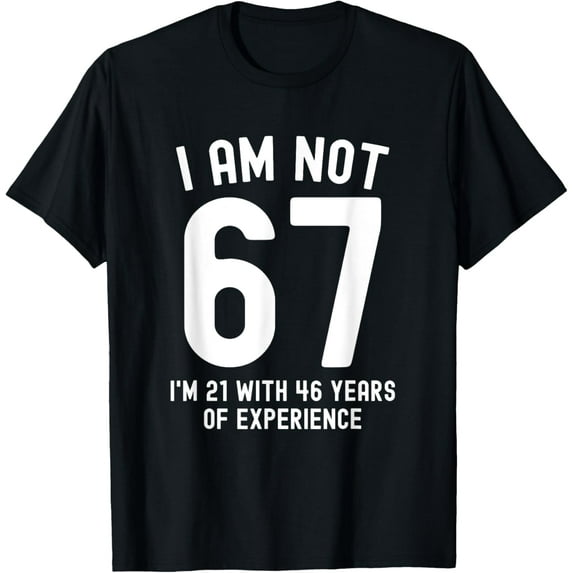 Funny 67th Birthday Shirts Men Women Vintage 67 Year Old T-Shirt100% cotton
