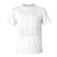 thumbnail image 1 of Funny 70Th Birthday Gift V2 Unisex Jersey Crewneck Tshirt, 1 of 6