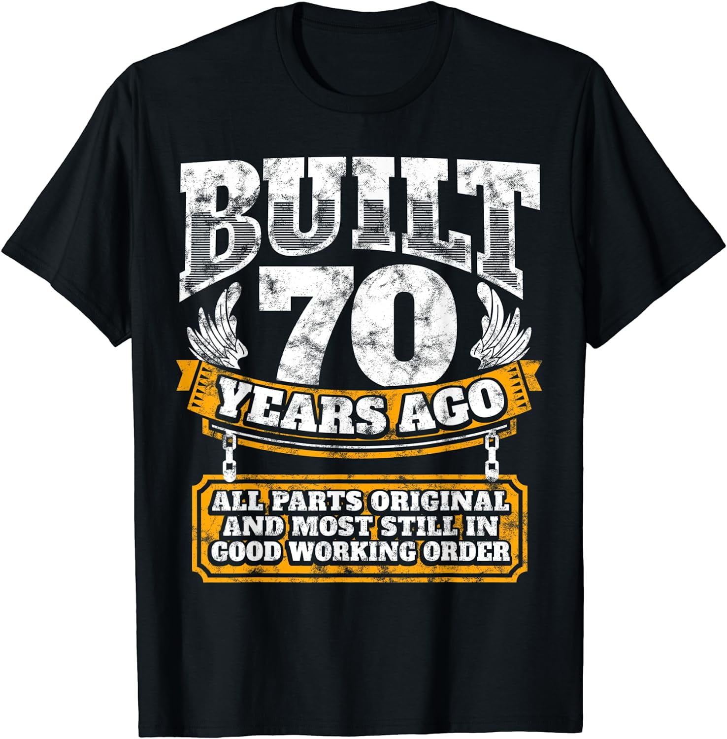 Funny 70th Birthday Shirt B-Day Gift Saying Age 70 Year Joke - Walmart.com