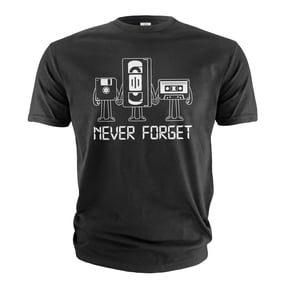 Funny 80s 90s childhood T-shirt never forget cassette tapes Birthday funny gift tshirt Christmas Tee