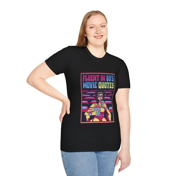 Funny 80s Parody Movie Theater Graphic Tees