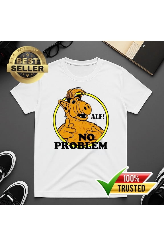 Funny 80s Tv Show ALF No Problem T-Shirt EF1027