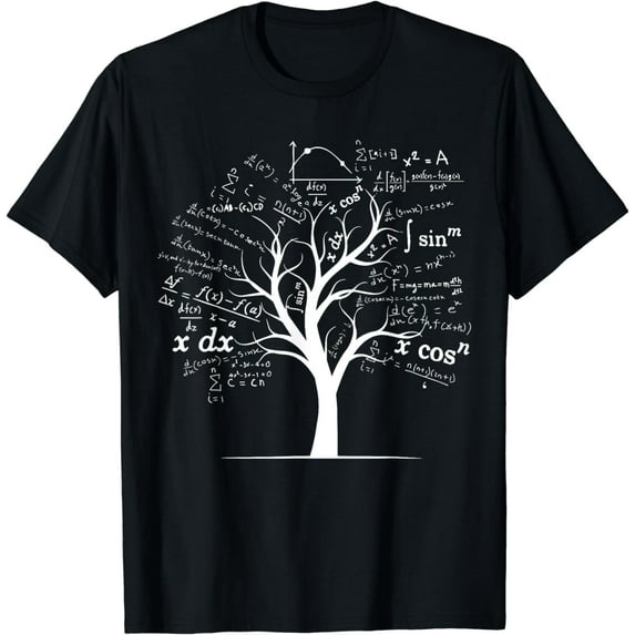 Funny AP Calculus Algebra Tree Math Teacher Nerd Geek Gifts T-Shirt