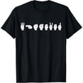 thumbnail image 1 of Funny ASL American Sign Language T-Shirt, 1 of 5