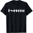 thumbnail image 1 of Funny ASL American Sign Language T-Shirt, 1 of 4