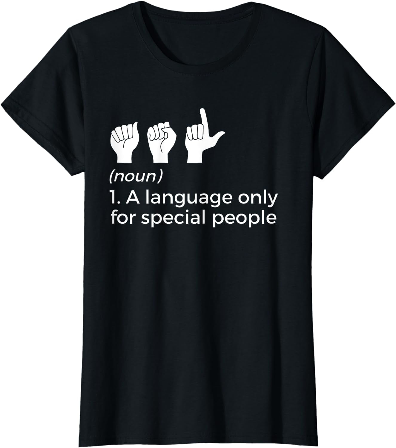 Funny ASL Definition American Sign Language TShirt