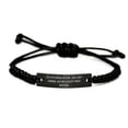 thumbnail image 1 of Funny Actor Gifts, I'm a Tattooed Actor. Just Like a Normal Actor Except, Beautiful Holiday Black Rope Bracelet from Men Women, Unique Actor Gifts, Personalized Actor Gifts, Gifts for Actors, Actor, 1 of 1