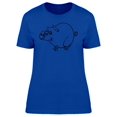 thumbnail image 1 of Funny Adorable Pig Cartoon Tee Women's -Image by Shutterstock, 1 of 1