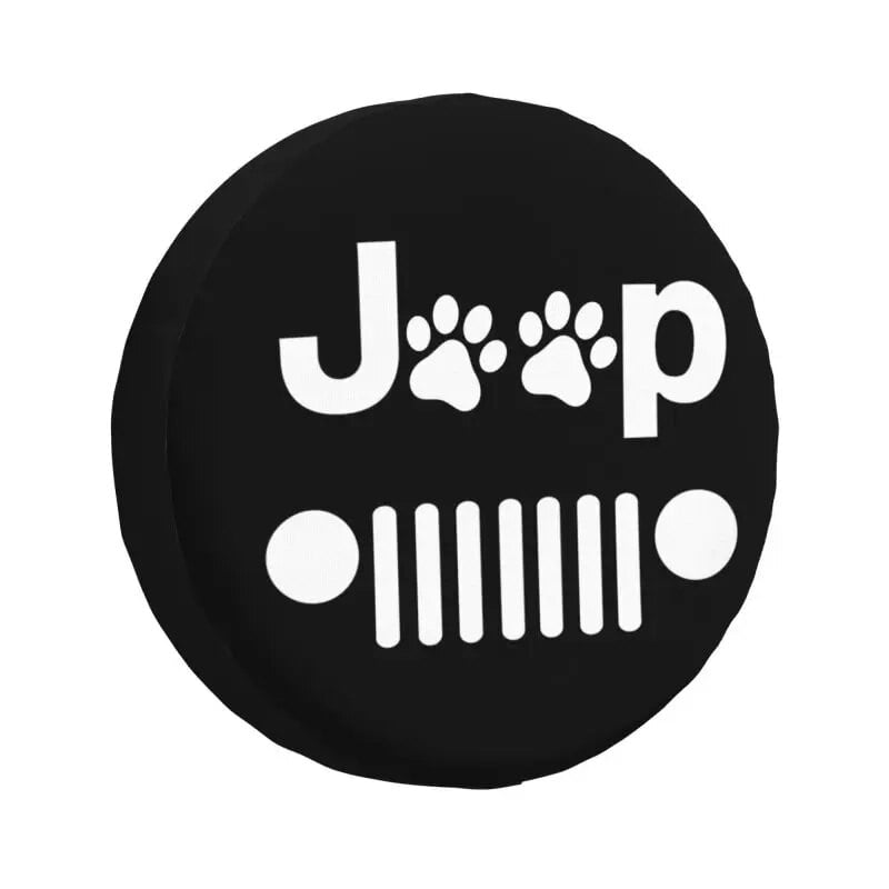 Funny Adventure German Shepherd Dog Spare Tire Cover for Jeep Honda SUV