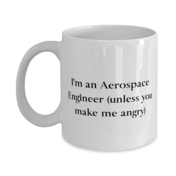 Funny Aerospace engineer, I'm an Aerospace Engineer (unless you make me angry), Unique Idea 15oz Mug For Coworkers From Coworkers