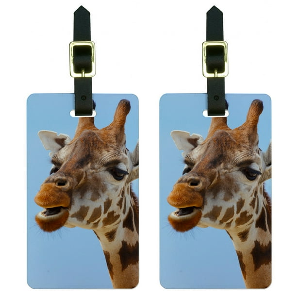 Giraffe luggage tag discount