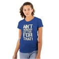 thumbnail image 1 of Funny Aint Nobody Got Time That Meme Womens Slim Fit Graphic Tee Brisco Brands X, 1 of 5